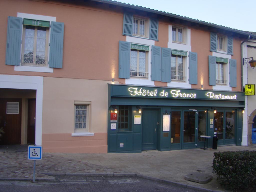 Logis Hôtel de France Rochechouart Exterior foto